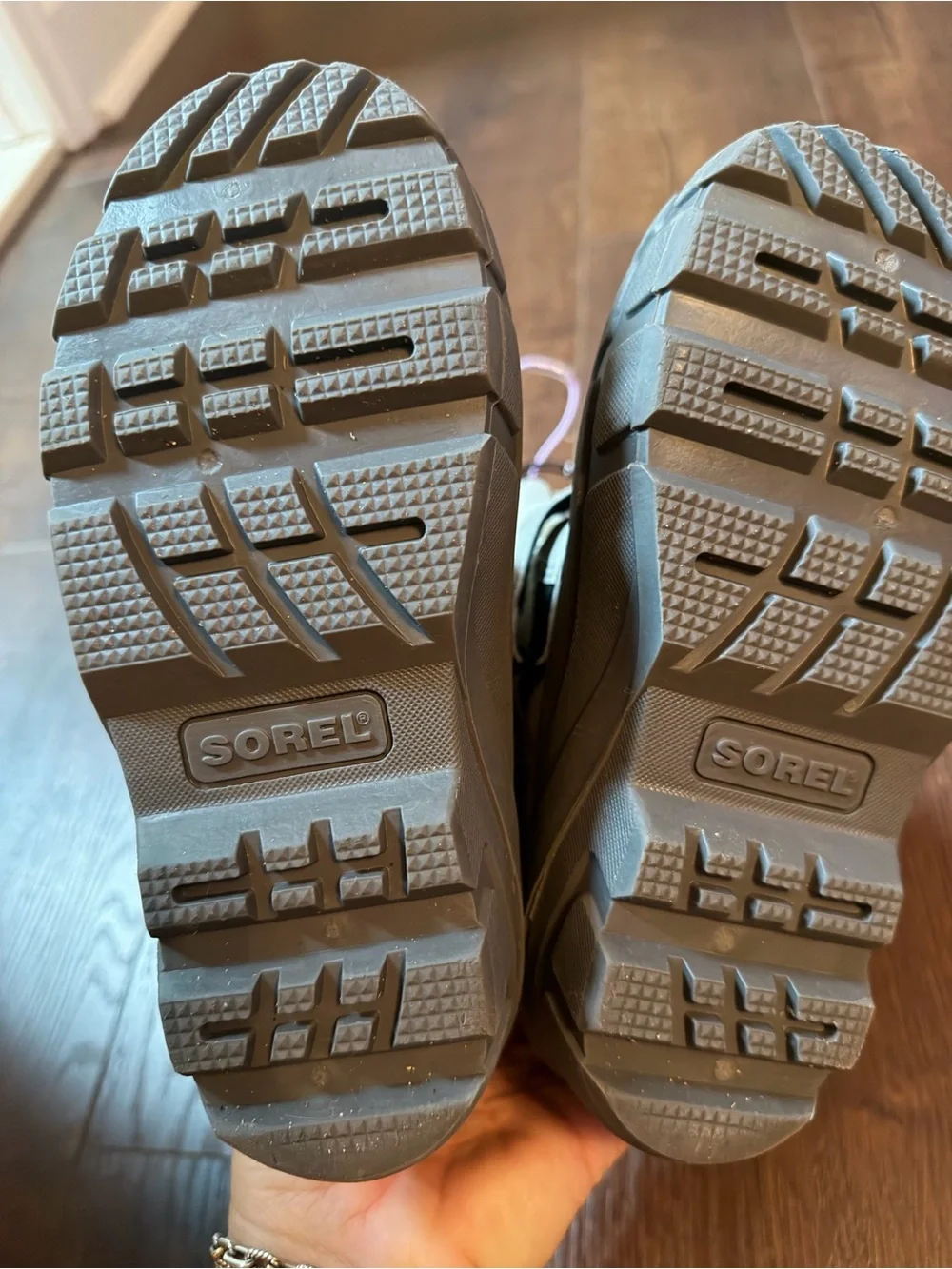 Sorel Kids Gray and Purple Winter Snow Boots